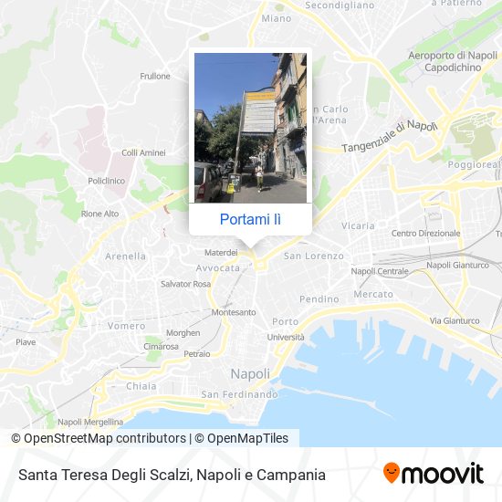 Mappa Santa Teresa Degli Scalzi
