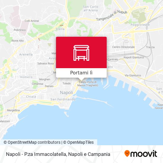 Mappa Napoli - P.za Immacolatella