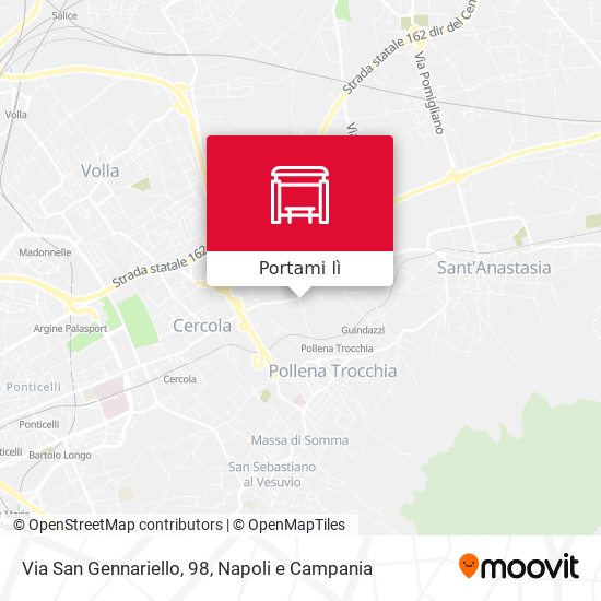 Mappa Via San Gennariello, 98
