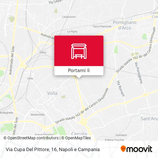 Mappa Via Cupa Del Pittore, 16