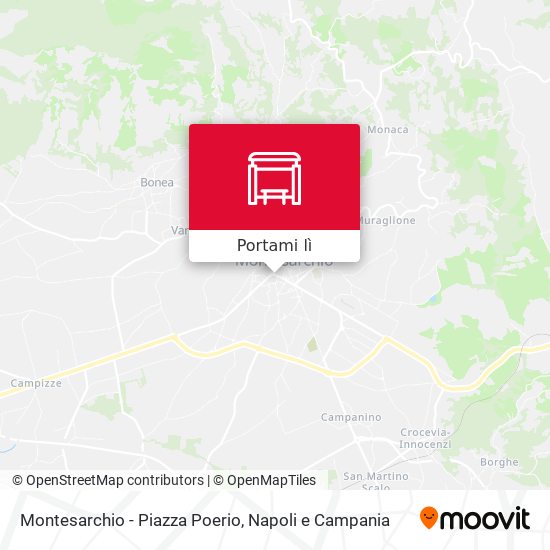 Mappa Montesarchio - Piazza Poerio