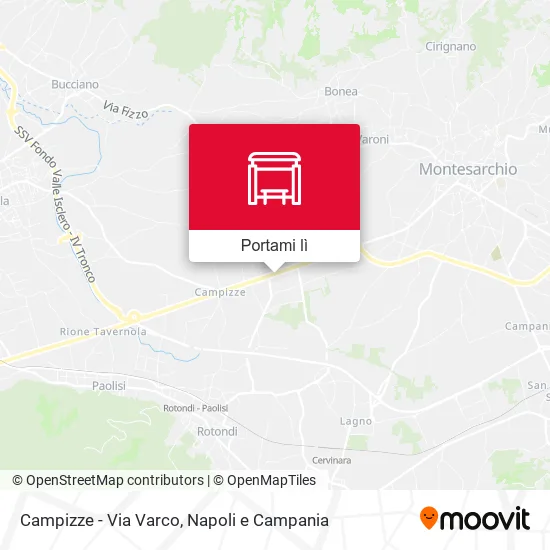 Mappa Campizze - Via Varco