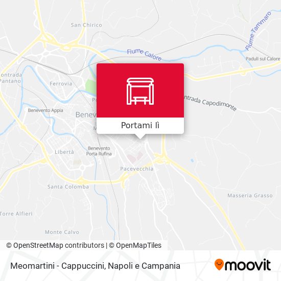 Mappa Meomartini - Cappuccini