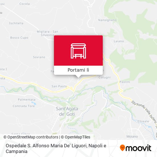 Mappa Ospedale S. Alfonso Maria De' Liguori