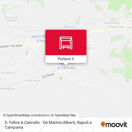 Mappa S. Felice A Cancello - De Marino / Alberti
