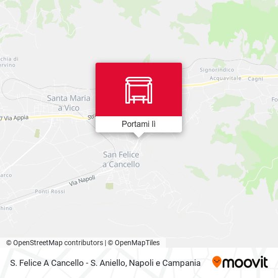 Mappa S. Felice A Cancello - S. Aniello