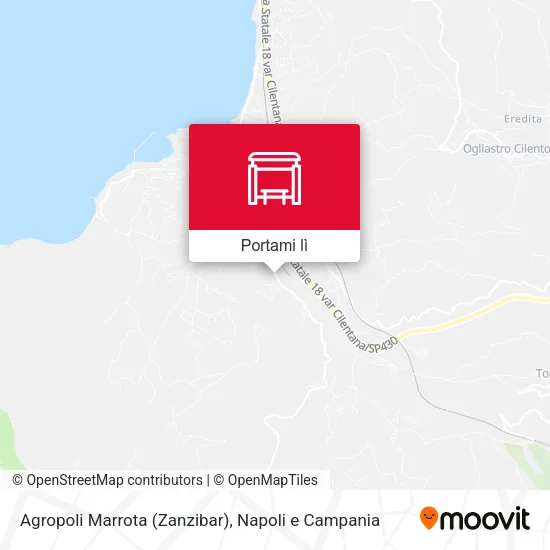 Mappa Agropoli Marrota (Zanzibar)