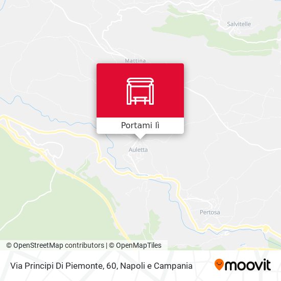 Mappa Via Principi Di Piemonte, 60