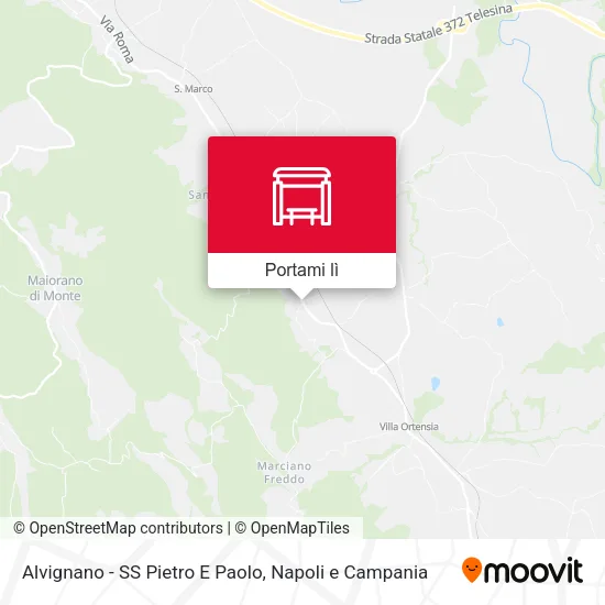 Mappa Alvignano - SS Pietro E Paolo