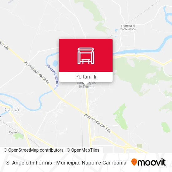 Mappa S. Angelo In Formis - Municipio