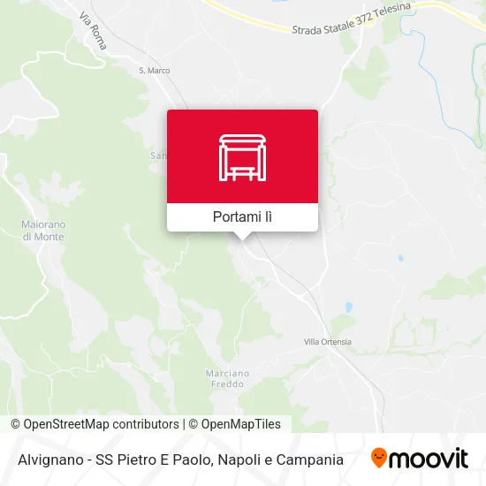 Mappa Alvignano - SS Pietro E Paolo