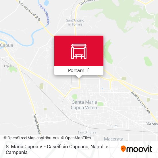Mappa S. Maria Capua V. - Caseificio Capuano