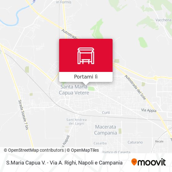 Mappa S.Maria Capua V. - Via A. Righi
