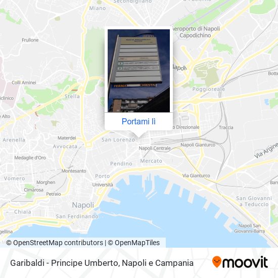 Mappa Garibaldi - Principe Umberto