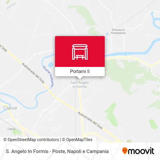 Mappa S. Angelo In Formis - Poste