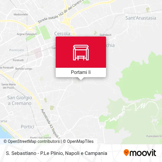 Mappa S. Sebastiano - P.Le Plinio