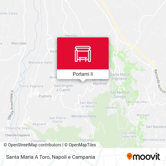 Mappa Santa Maria A Toro