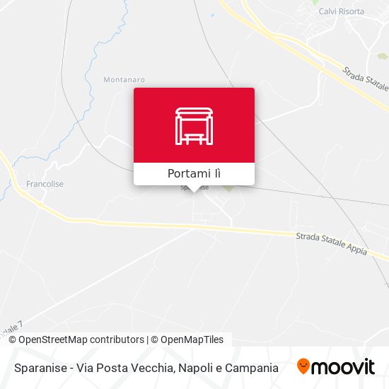 Mappa Sparanise - Via Posta Vecchia