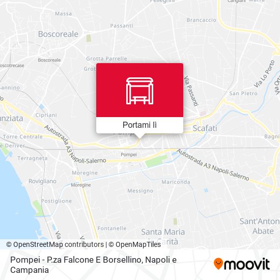 Mappa Pompei - P.za Falcone E Borsellino