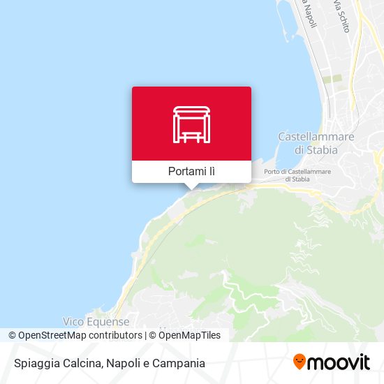 Mappa Spiaggia Calcina