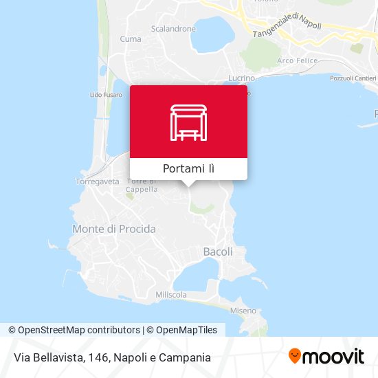 Mappa Via Bellavista, 146