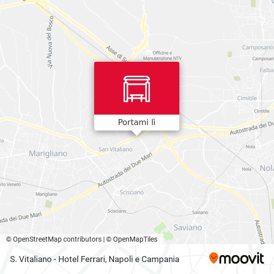Mappa S. Vitaliano - Hotel Ferrari