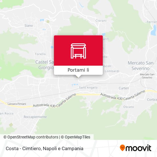 Mappa Costa - Cimtiero