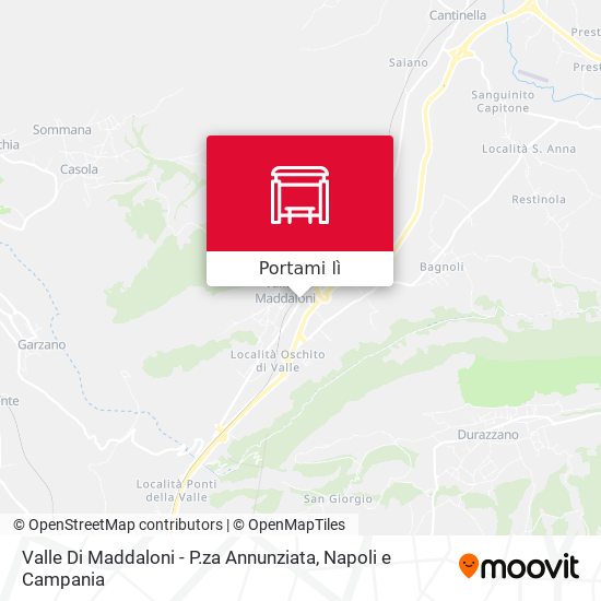 Mappa Valle Di Maddaloni - P.za Annunziata