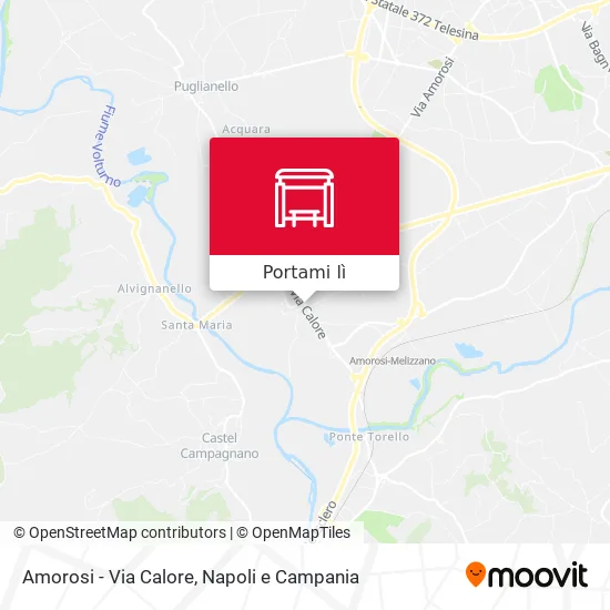 Mappa Amorosi - Via Calore