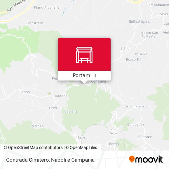 Mappa Contrada Cimitero