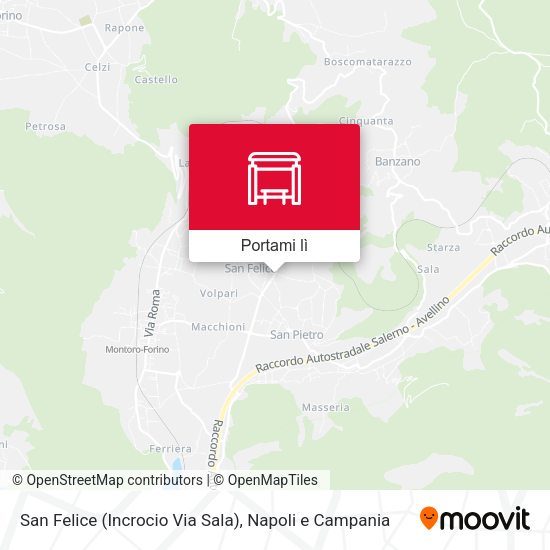 Mappa San Felice (Incrocio Via Sala)