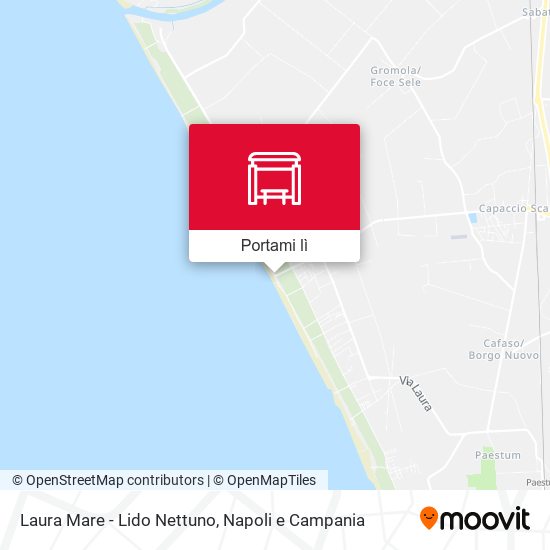 Mappa Laura Mare - Lido Nettuno