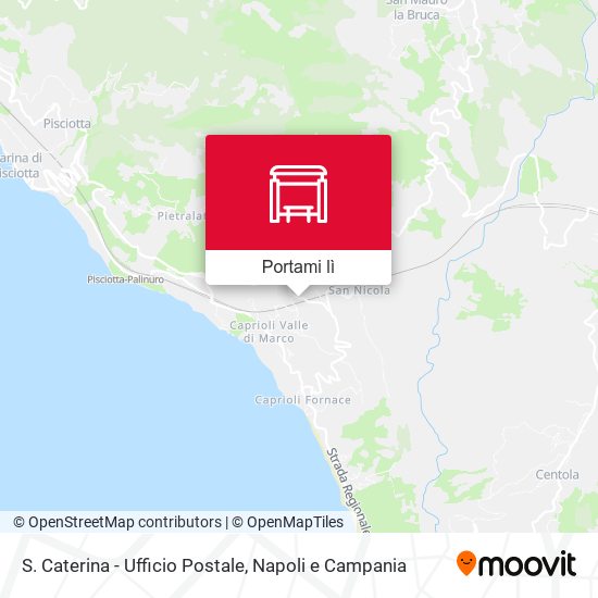 Mappa S. Caterina - Ufficio Postale