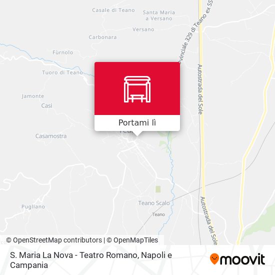Mappa S. Maria La Nova - Teatro Romano