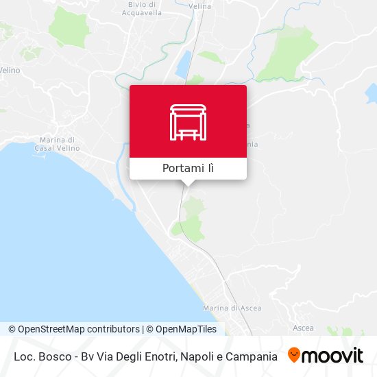 Mappa Loc. Bosco - Bv Via Degli Enotri
