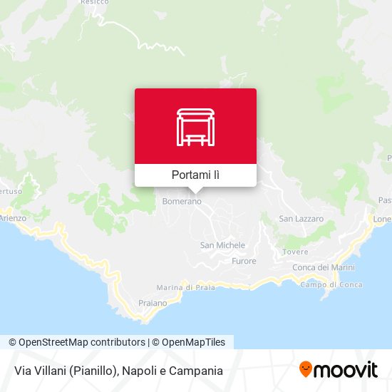 Mappa Via Villani (Pianillo)