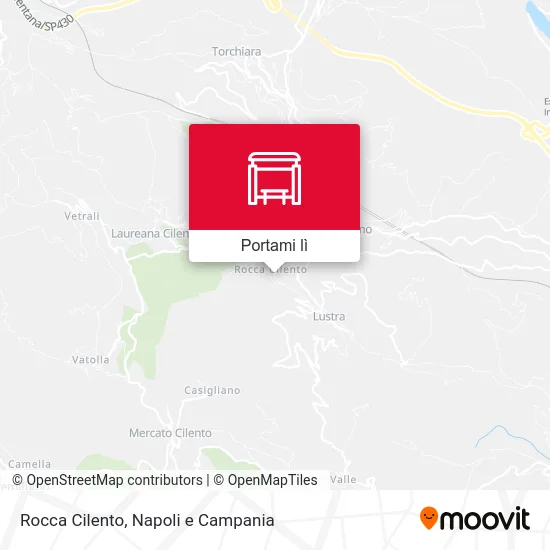 Mappa Rocca Cilento