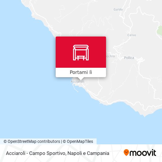 Mappa Acciaroli - Campo Sportivo