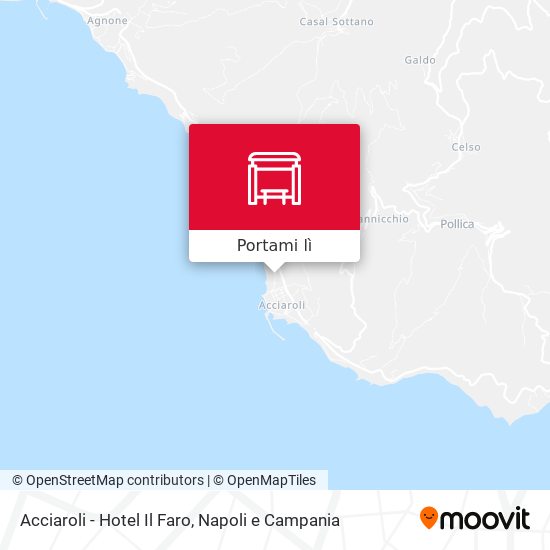 Mappa Acciaroli - Hotel Il Faro