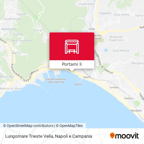 Mappa Lungomare Trieste Velia