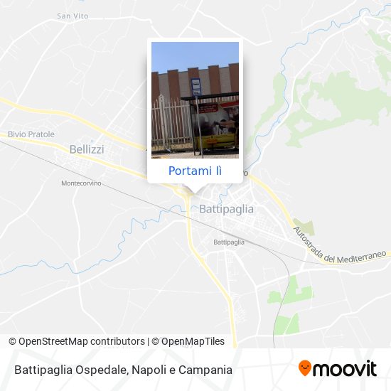 Mappa Battipaglia Ospedale