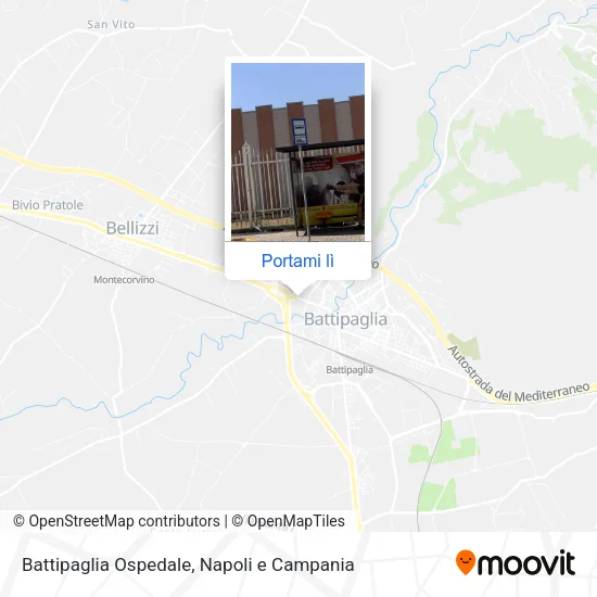 Mappa Battipaglia Ospedale