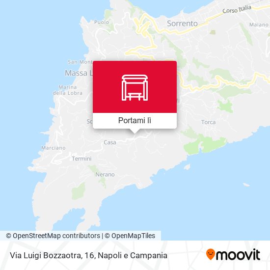Mappa Via Luigi Bozzaotra, 16