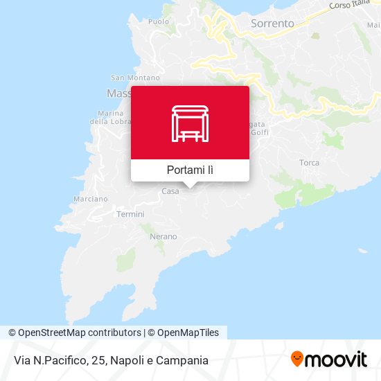 Mappa Via N.Pacifico, 25