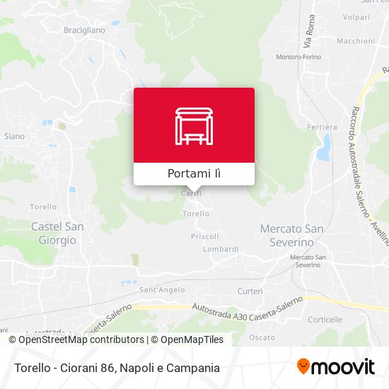 Mappa Torello - Ciorani 86