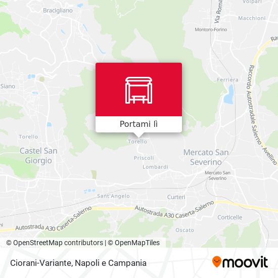 Mappa Ciorani-Variante