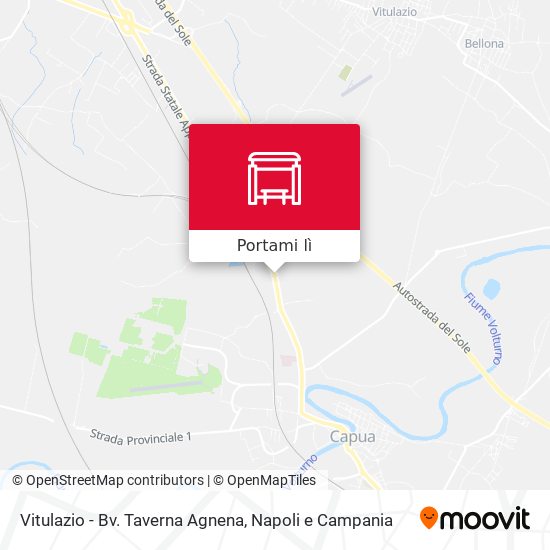 Mappa Vitulazio - Bv. Taverna Agnena