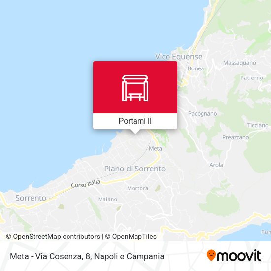 Mappa Meta - Via Cosenza, 8