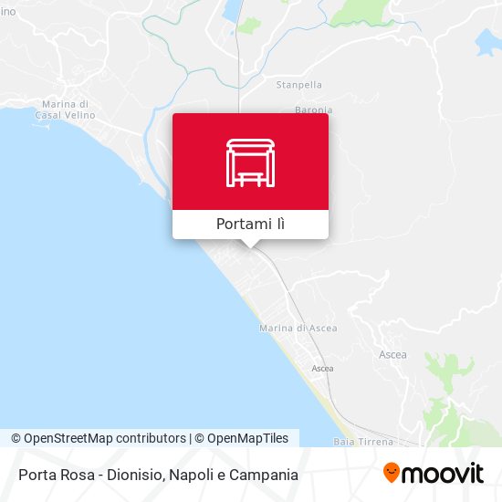 Mappa Porta Rosa - Dionisio