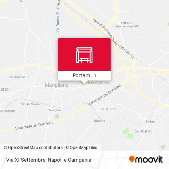 Mappa Via XI Settembre